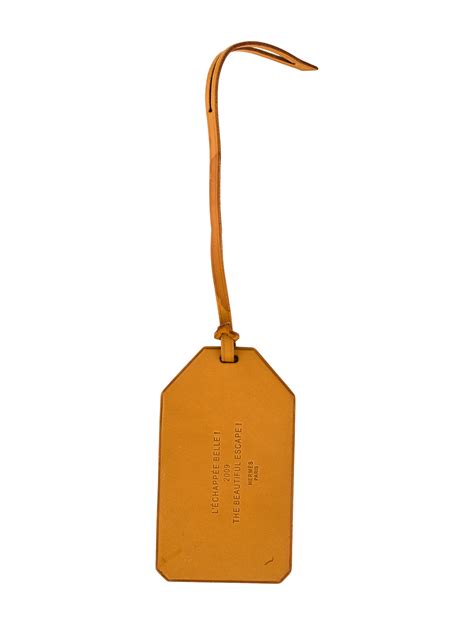 luggage tag Hermes